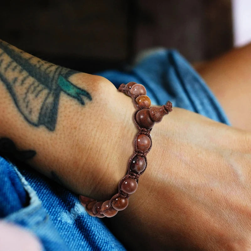 Natural Stone Beads Tibetan Bracelet
