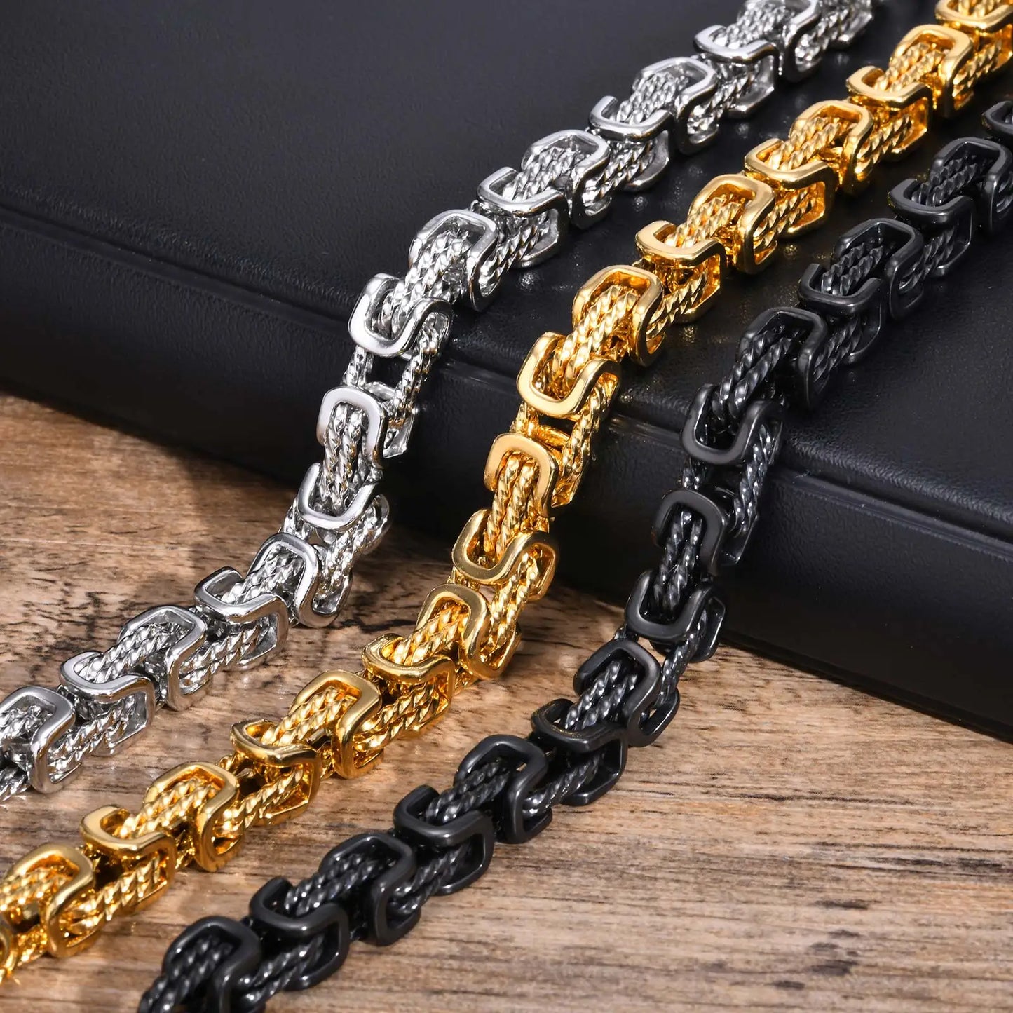 Viking Forged Chain Bracelet