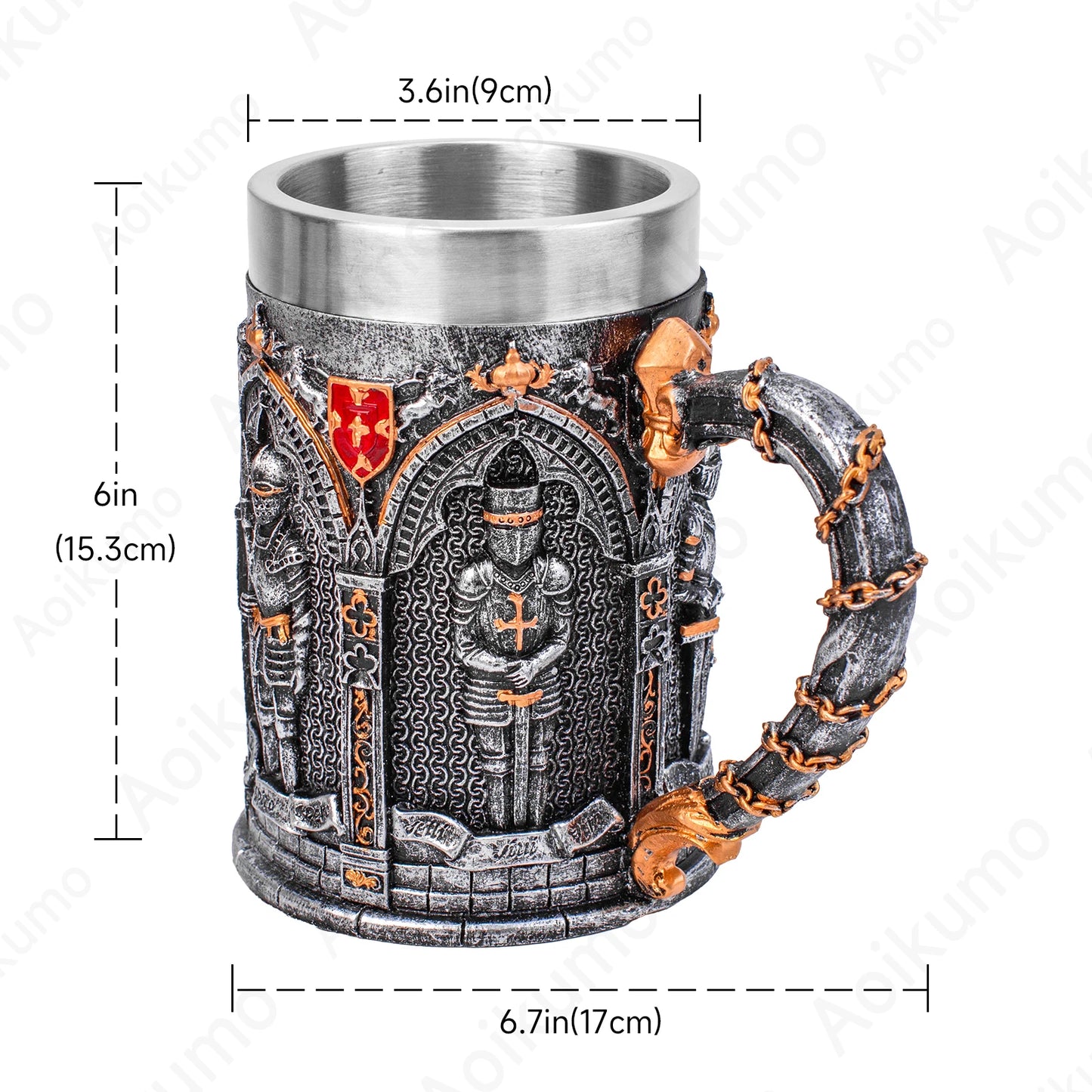 Knight’s Vow Armored Gauntlet Drinkware