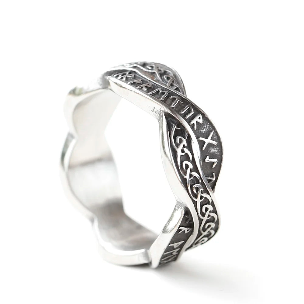 Viking Runes & Celtic Knot Ring