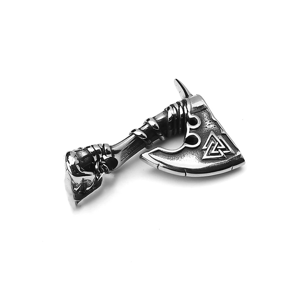 Viking Axe Pendant Necklace