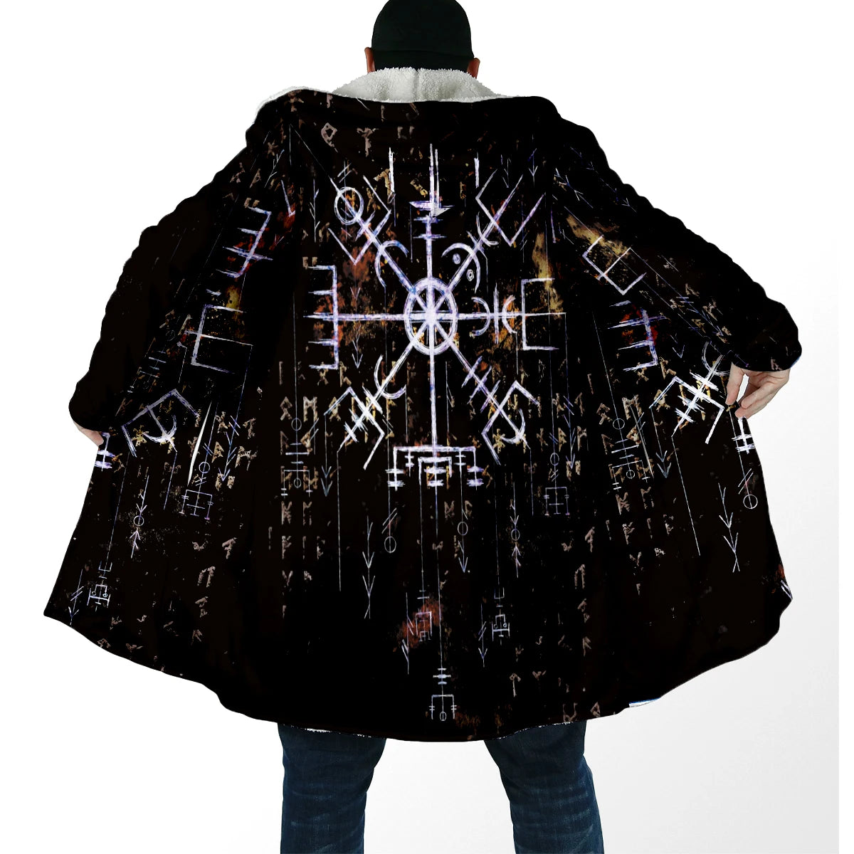 Viking 3D Fleece Winter Cloak