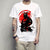 Ancient Japan B0032 / S Ancient Japan Red Samurai Warrior T-Shirt
