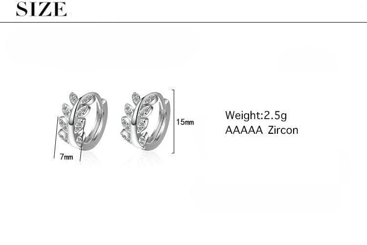 Hoop Earrings Gold Circle Round Glitter Leaf Bling Cubic Zirconia 925 Sterling Silver Hoop Earrings For Women Designer Fashion Korean Jewelry|Hoop Earrings| Ancient Treasures Ancientreasures Viking Odin Thor Mjolnir Celtic Ancient Egypt Norse Norse Mythology