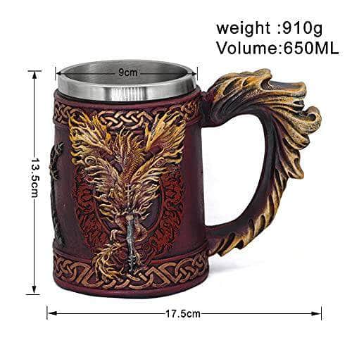 Mugs Hydra Dragon Drinking Mug Ancient Treasures Ancientreasures Viking Odin Thor Mjolnir Celtic Ancient Egypt Norse Norse Mythology