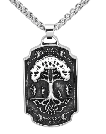 Norse Valkyrie and Yggdrasil Pendant Necklace Ancient Treasures Ancientreasures Viking Odin Thor Mjolnir Celtic Ancient Egypt Norse Norse Mythology