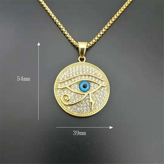 Pendants & Necklaces 50 cm (19 in) Ancient Egypt The Eye Of Horus Pendant Necklace Ancient Treasures Ancientreasures Viking Odin Thor Mjolnir Celtic Ancient Egypt Norse Norse Mythology
