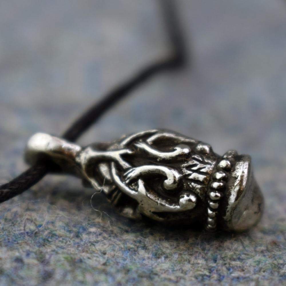 Viking Norse Warrior's Helm Pewter Pendant