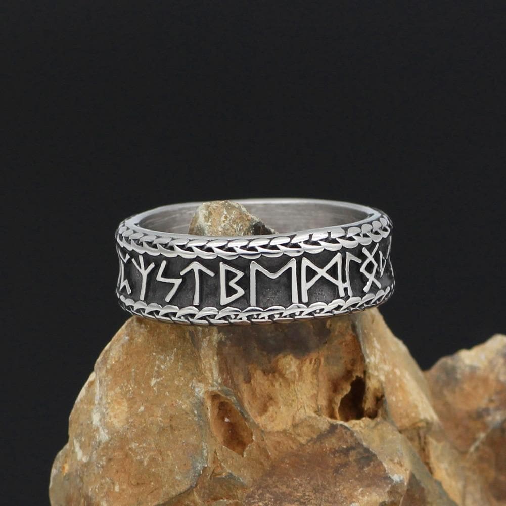 Rings 9 Nordic Viking Rune Knot Ring