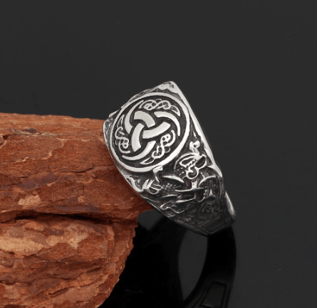Rings Vikings Odin's Horn Stainless Steel Ring Ancient Treasures Ancientreasures Viking Odin Thor Mjolnir Celtic Ancient Egypt Norse Norse Mythology