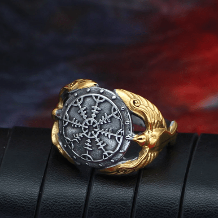 Rings Vikings Raven Runes Stainless Steel Ring Ancient Treasures Ancientreasures Viking Odin Thor Mjolnir Celtic Ancient Egypt Norse Norse Mythology