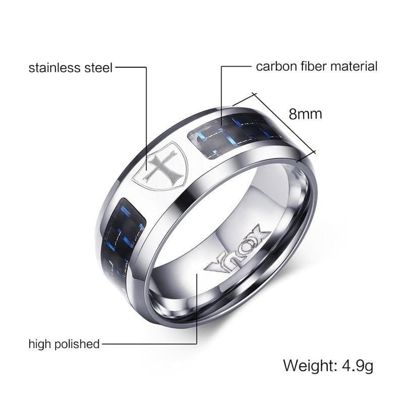 Rings Vnox Men's Cross Ring Stainless Steel Men Jewelry 8mm School Jewelry|men cross ring|cross ringring stainless Ancient Treasures Ancientreasures Viking Odin Thor Mjolnir Celtic Ancient Egypt Norse Norse Mythology