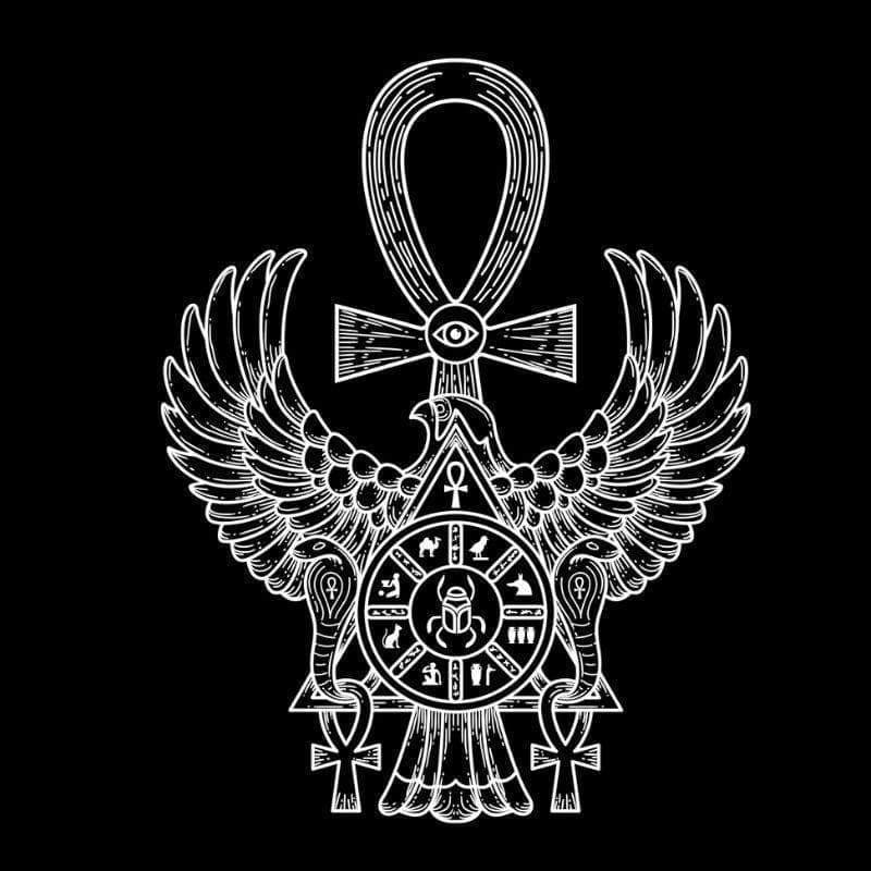 Ancient Egypt Horus Ankh Unisex T-Shirt