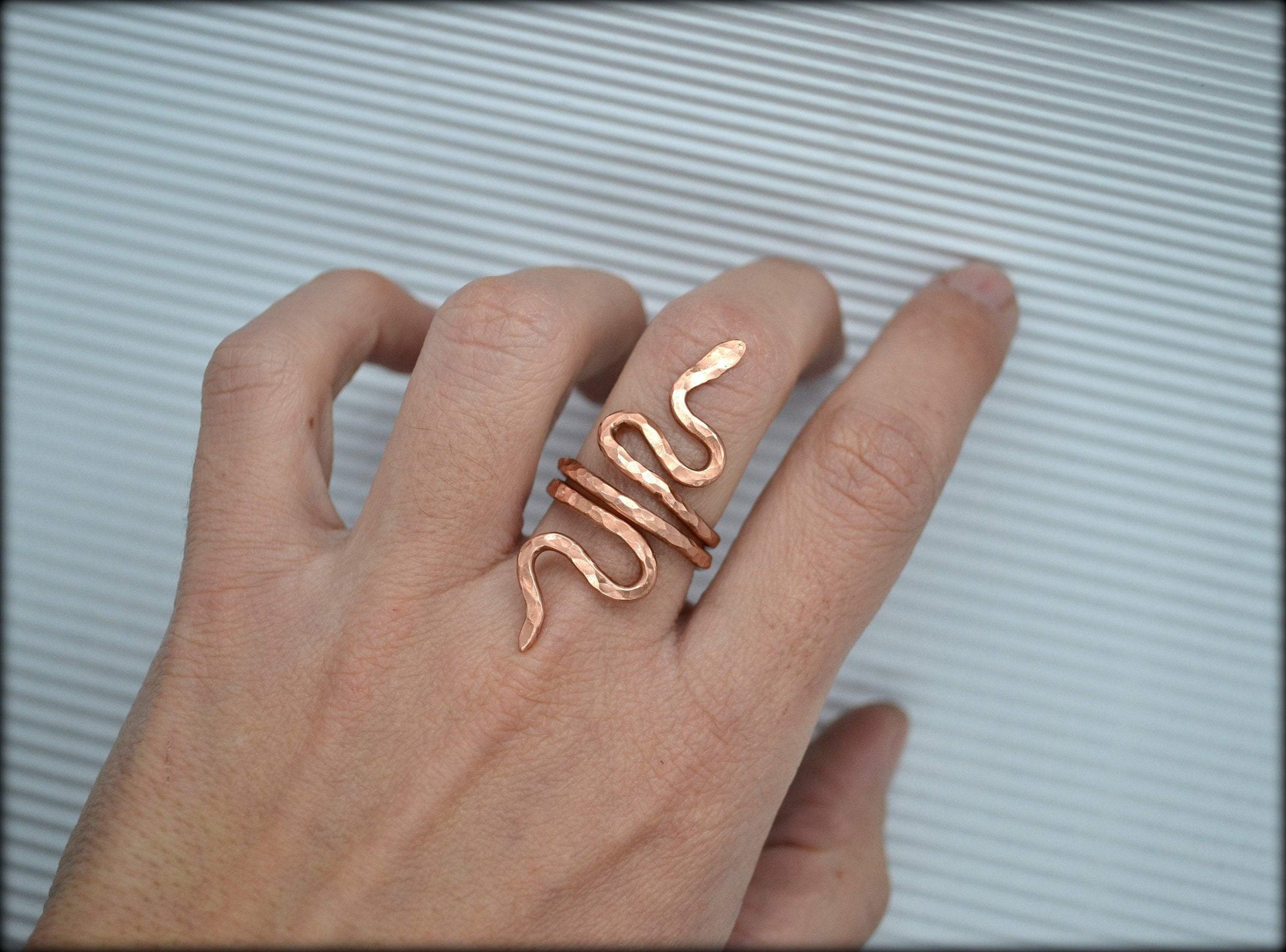 Snake Ring ,Ancient Greek Ring, Greek Gold Ring, Statement Ring, Spiral Ring, Wrap Ring, Wide Ring, Simple Ring, Cuff Ring, Brass Ring