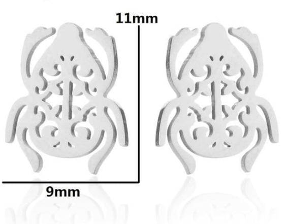 Stud Earrings Shuangshuo Vintage Egyptian Pharaoh Jewelry Balck Scarab Stud Earrings Insect Statement Earring for Women Men Keep Lucky Gifts|Stud Earrings| Ancient Treasures Ancientreasures Viking Odin Thor Mjolnir Celtic Ancient Egypt Norse Norse Mythology