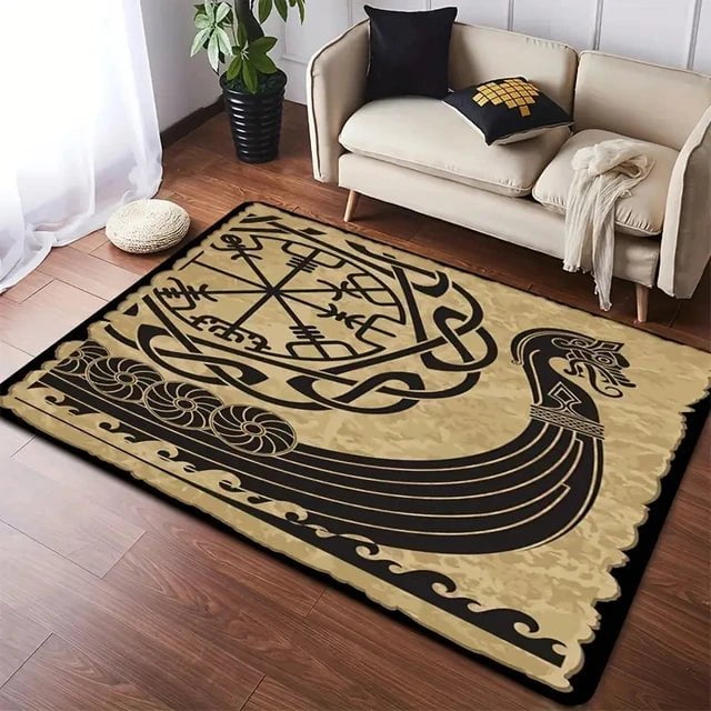 05 / 120x160cm 47x63inch Viking rug 5 Ancient Treasures Ancientreasures Viking Odin Thor Mjolnir Celtic Ancient Egypt Norse Norse Mythology