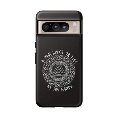 Viking Norse Knotwork Honor Hard Phone Case