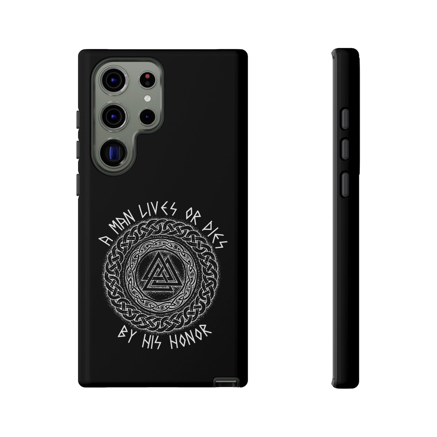 Viking Norse Knotwork Honor Hard Phone Case