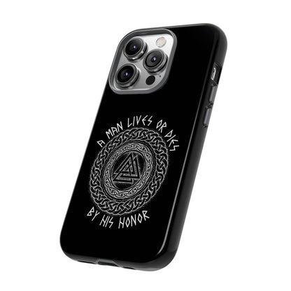 Viking Norse Knotwork Honor Hard Phone Case