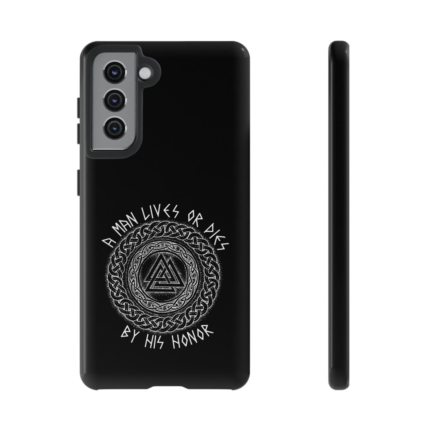 Viking Norse Knotwork Honor Hard Phone Case