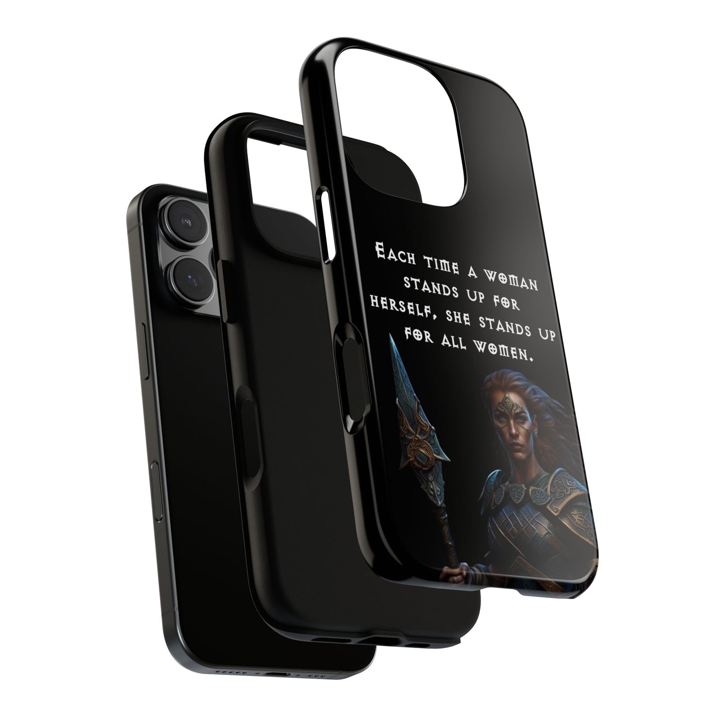 “Stand for All” – Shieldmaiden Warrior Tough Phone Case