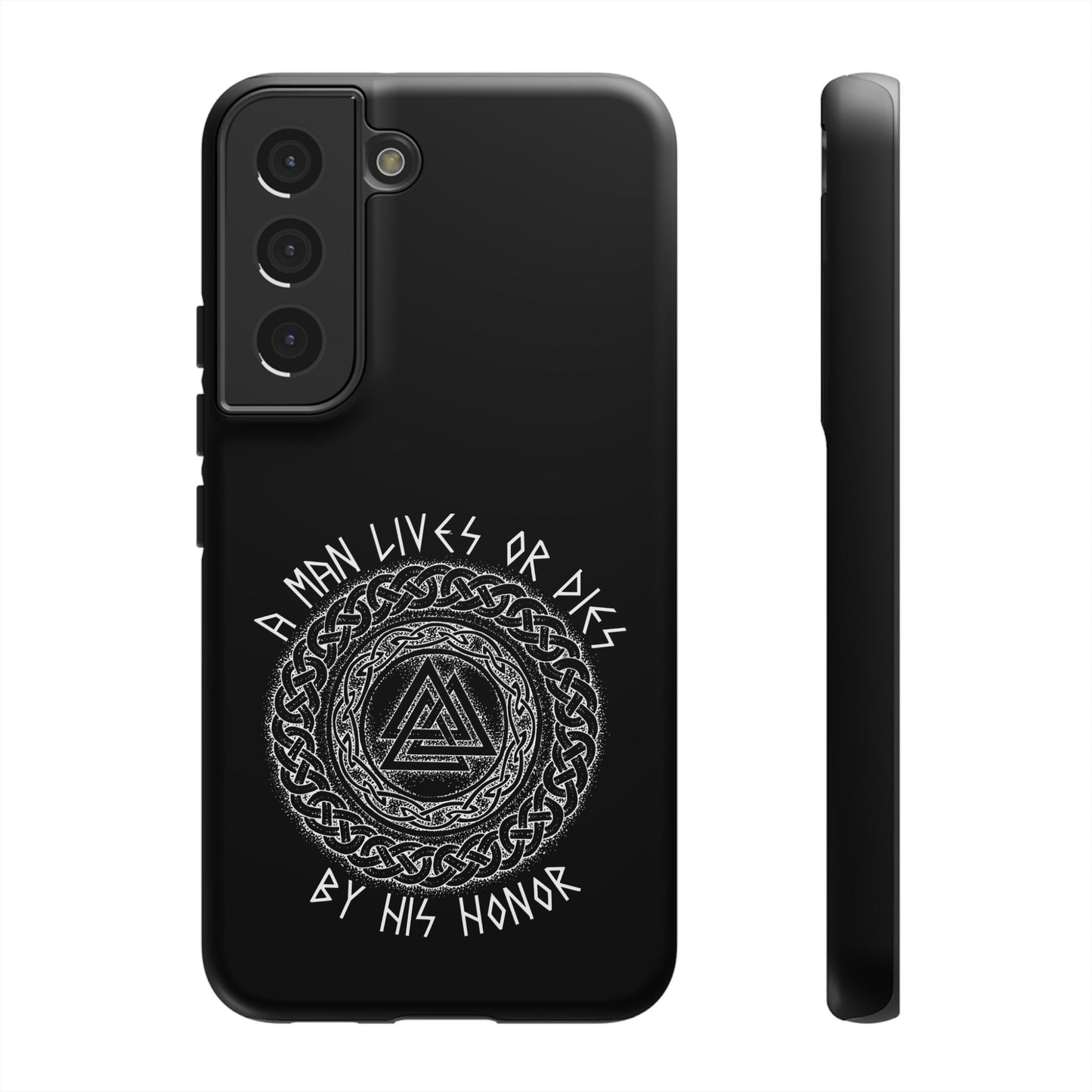 Viking Norse Knotwork Honor Hard Phone Case