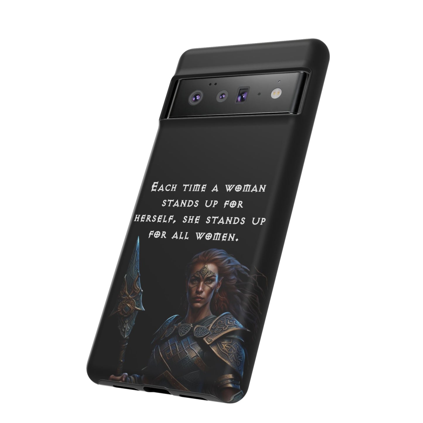 “Stand for All” – Shieldmaiden Warrior Tough Phone Case