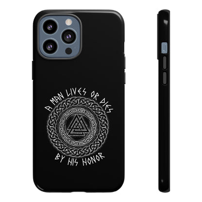 Viking Norse Knotwork Honor Hard Phone Case