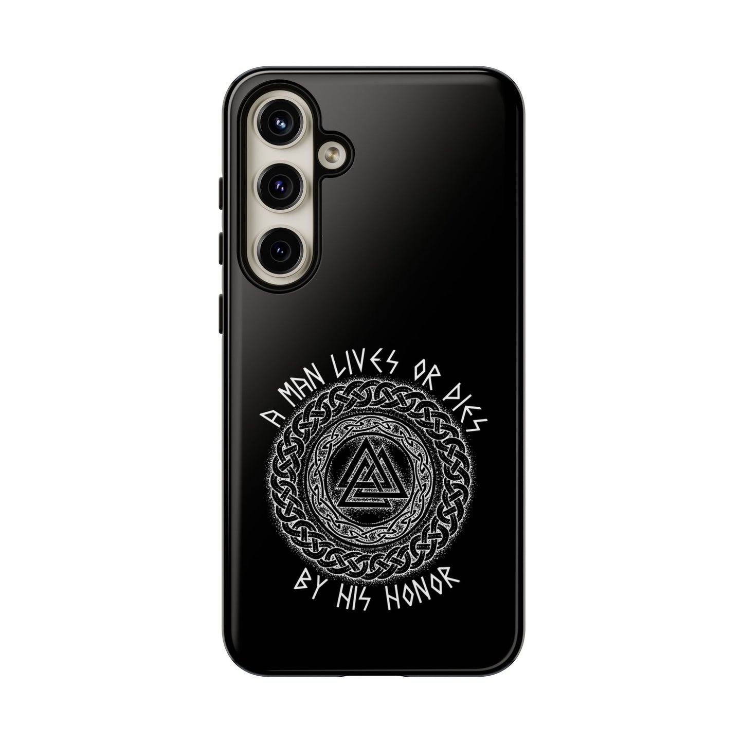 Viking Norse Knotwork Honor Hard Phone Case