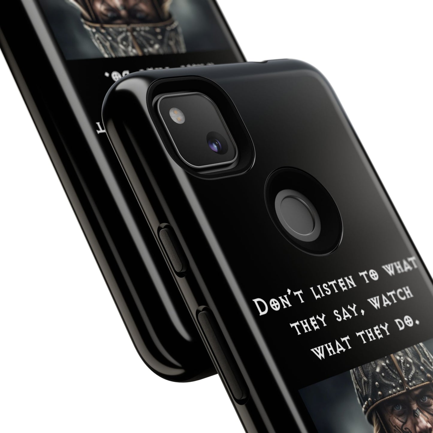 “Watch What They Do” – Viking Quote Tough Phone Case