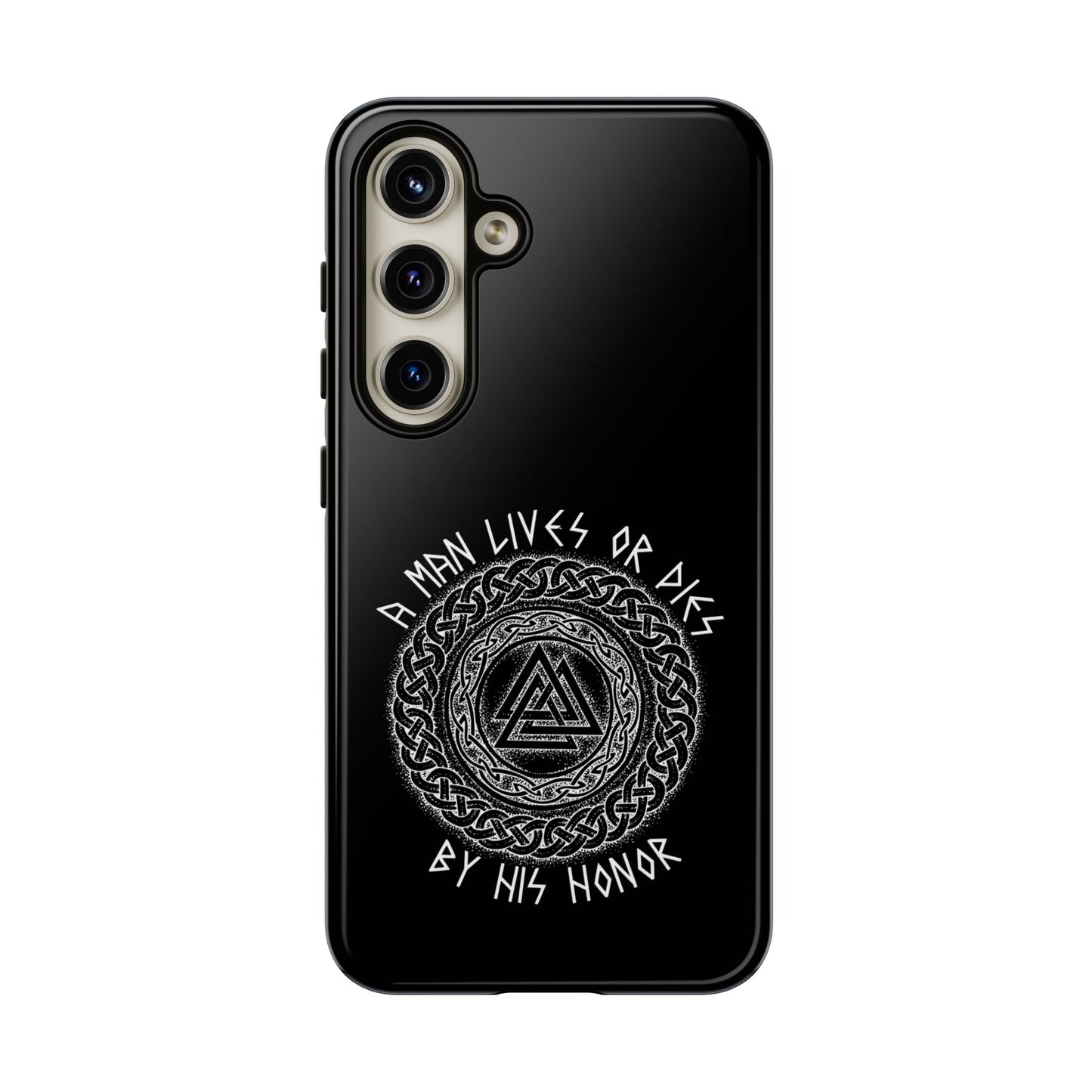 Viking Norse Knotwork Honor Hard Phone Case