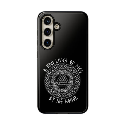 Viking Norse Knotwork Honor Hard Phone Case