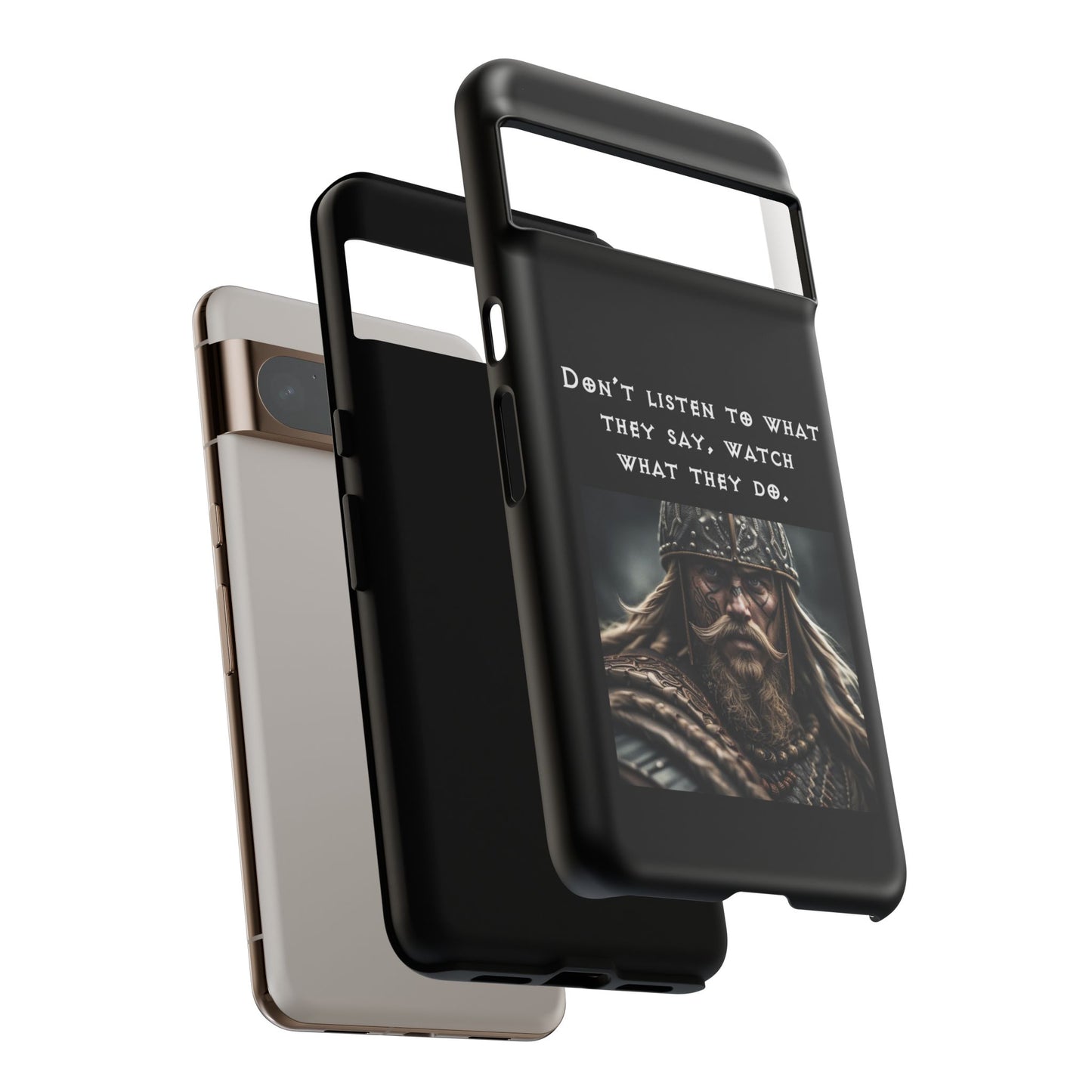“Watch What They Do” – Viking Quote Tough Phone Case
