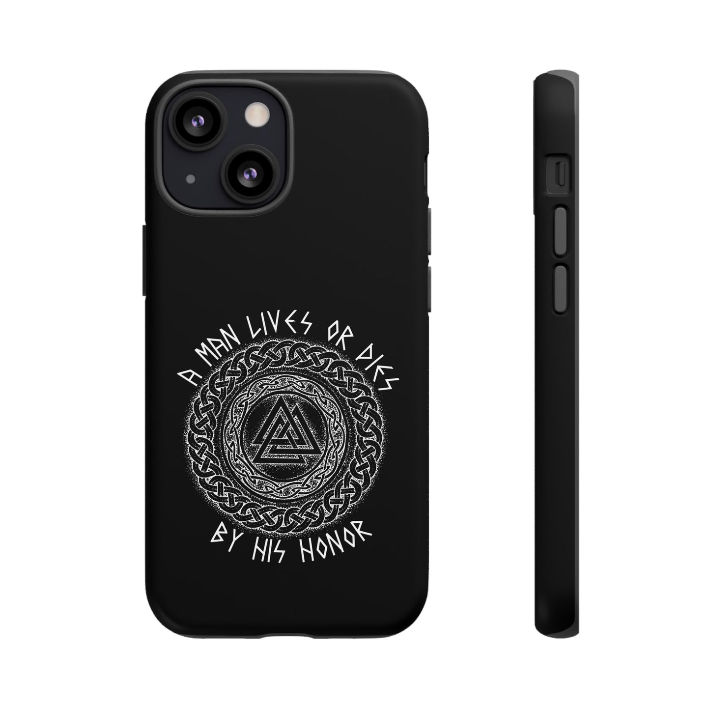 Viking Norse Knotwork Honor Hard Phone Case