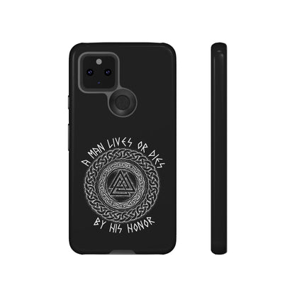 Viking Norse Knotwork Honor Hard Phone Case