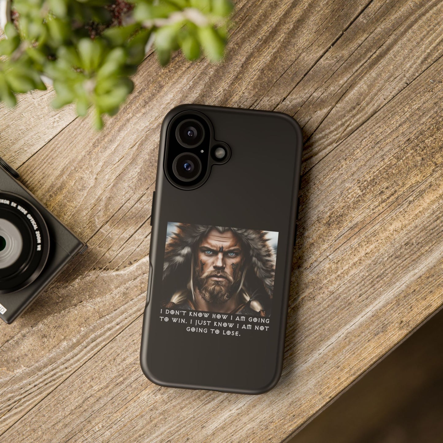 “Not Going to Lose” – Viking Warrior Tough Phone Case