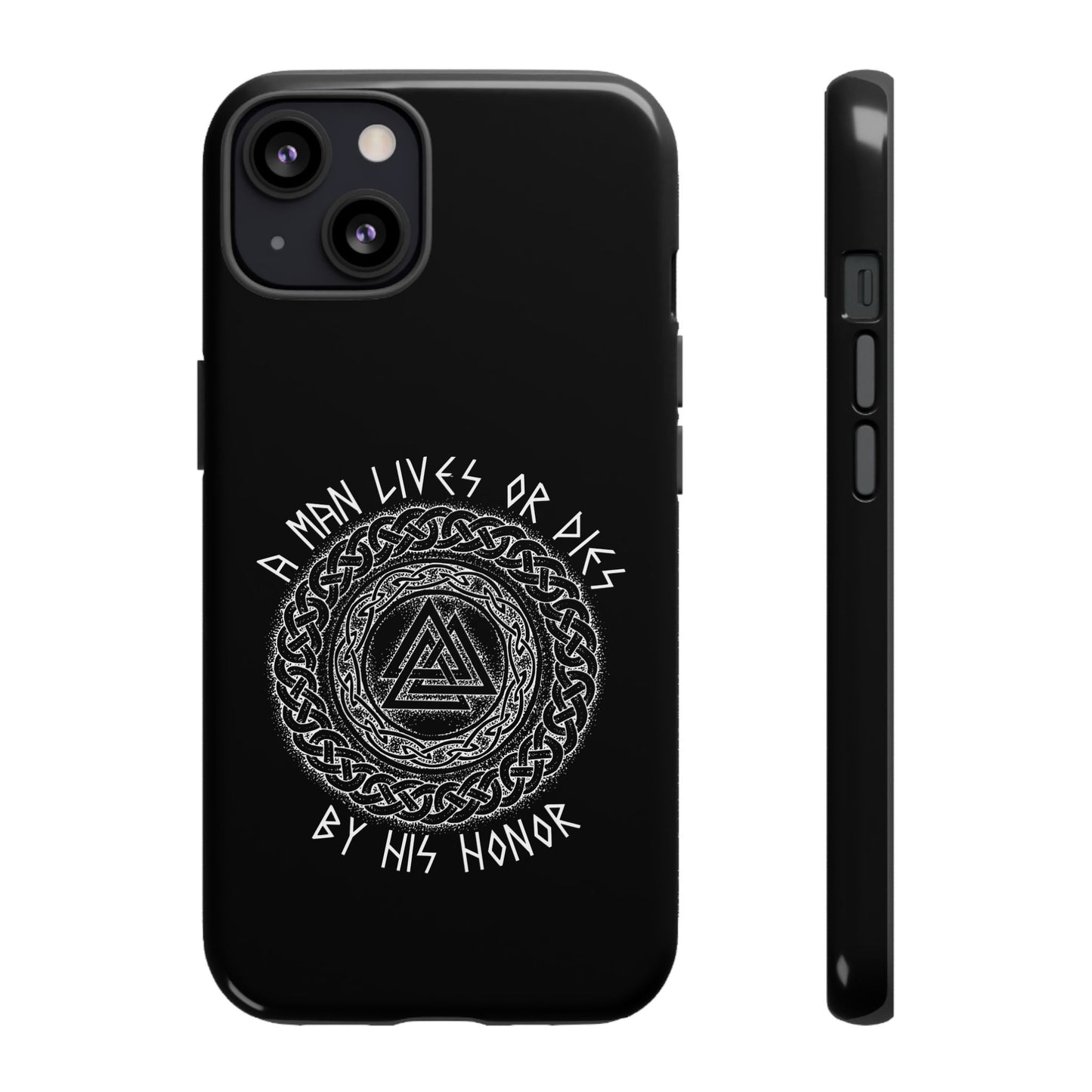 Viking Norse Knotwork Honor Hard Phone Case