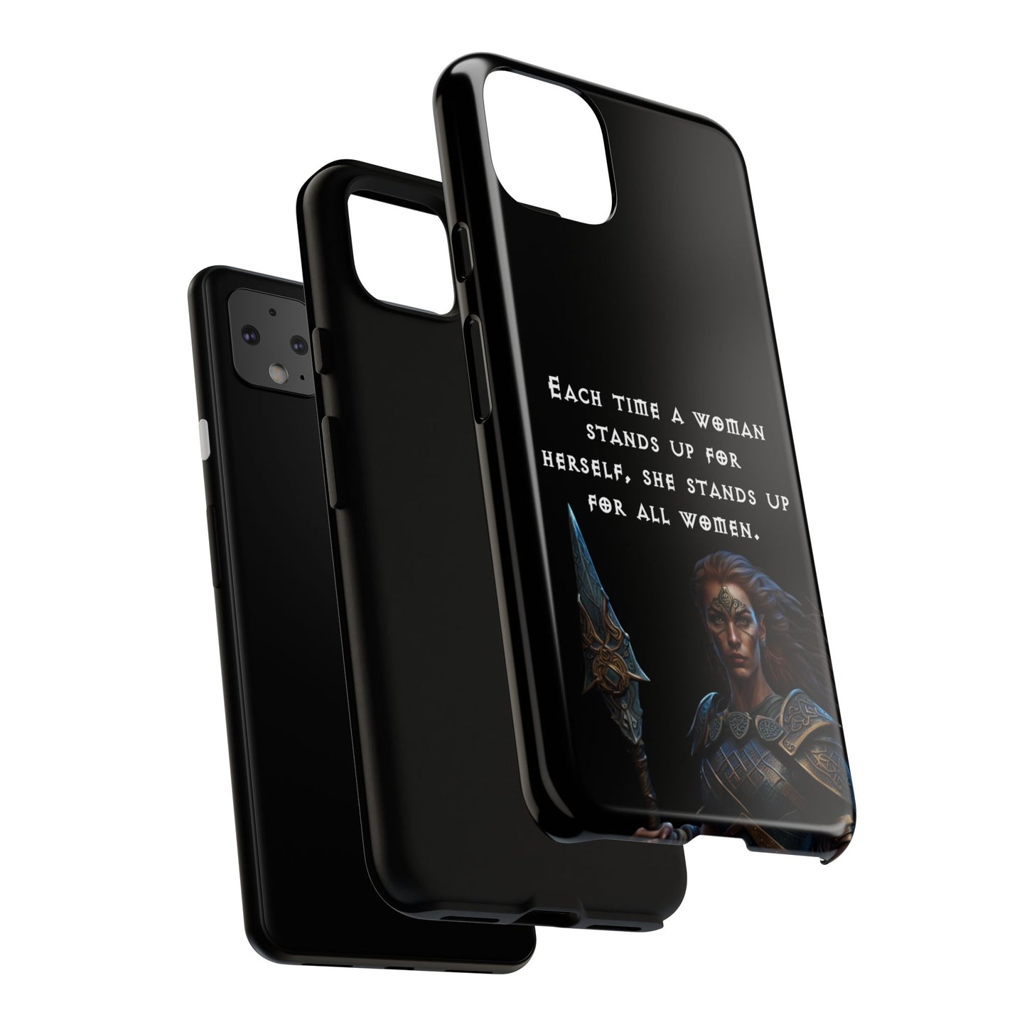 “Stand for All” – Shieldmaiden Warrior Tough Phone Case