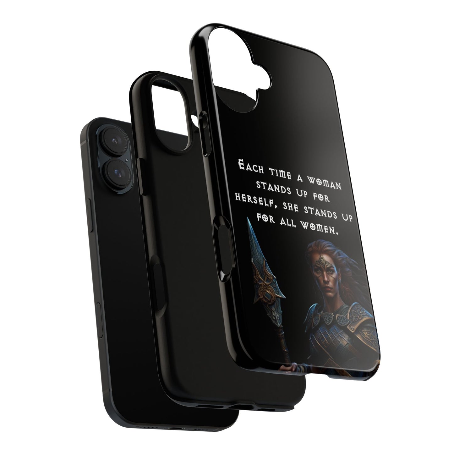 “Stand for All” – Shieldmaiden Warrior Tough Phone Case