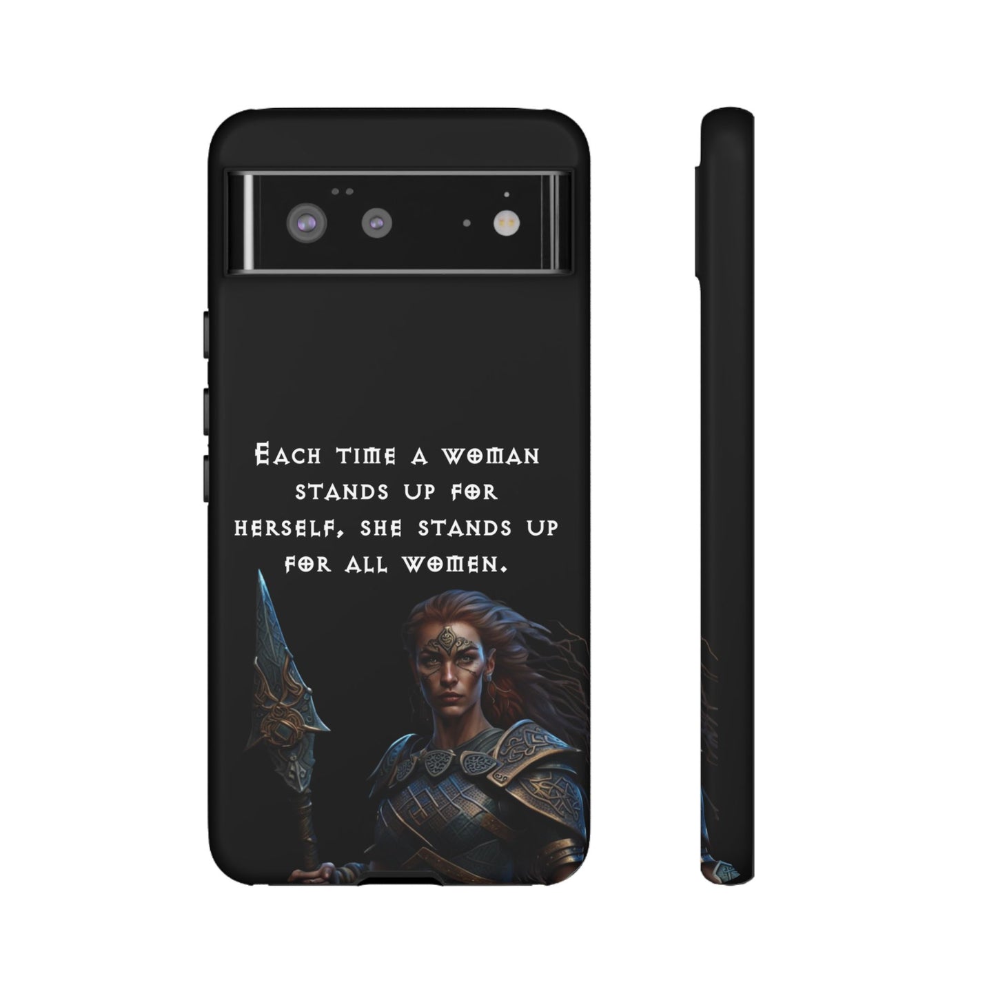 “Stand for All” – Shieldmaiden Warrior Tough Phone Case