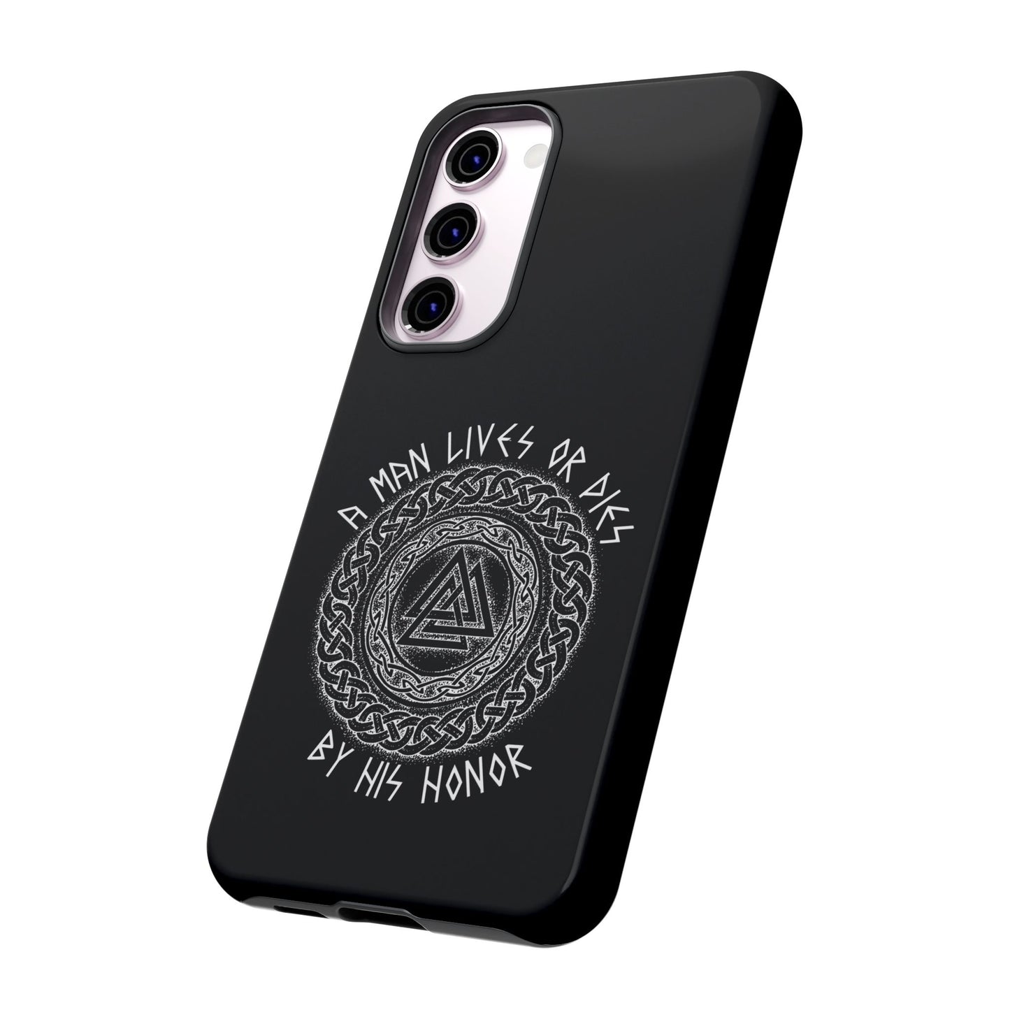 Viking Norse Knotwork Honor Hard Phone Case