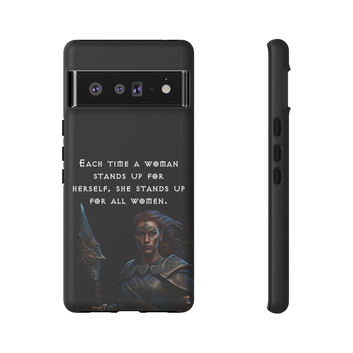 “Stand for All” – Shieldmaiden Warrior Tough Phone Case
