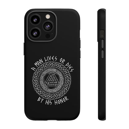 Viking Norse Knotwork Honor Hard Phone Case