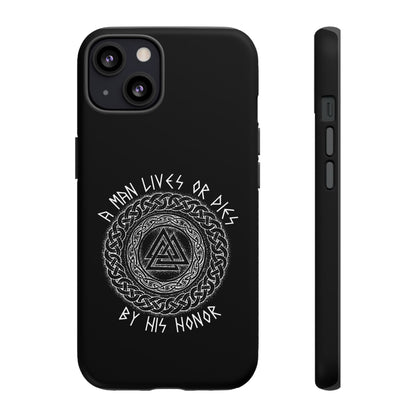 Viking Norse Knotwork Honor Hard Phone Case