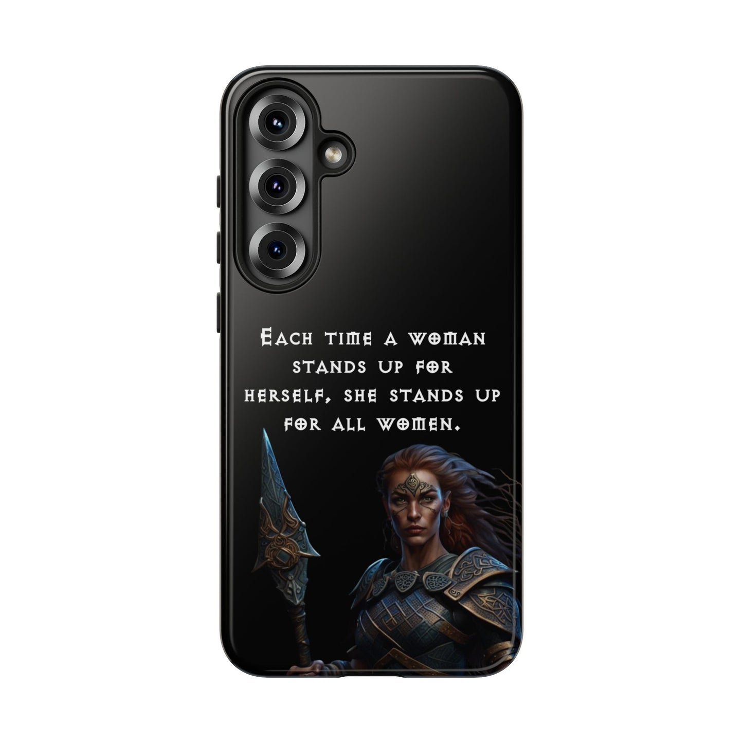 “Stand for All” – Shieldmaiden Warrior Tough Phone Case