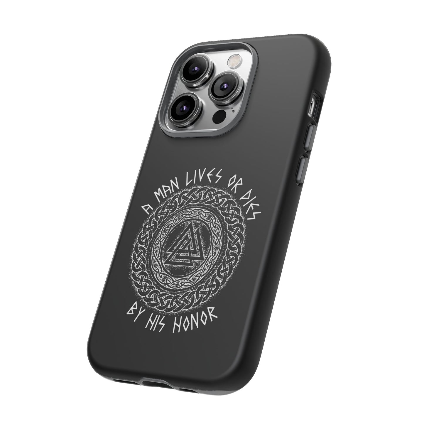 Viking Norse Knotwork Honor Hard Phone Case