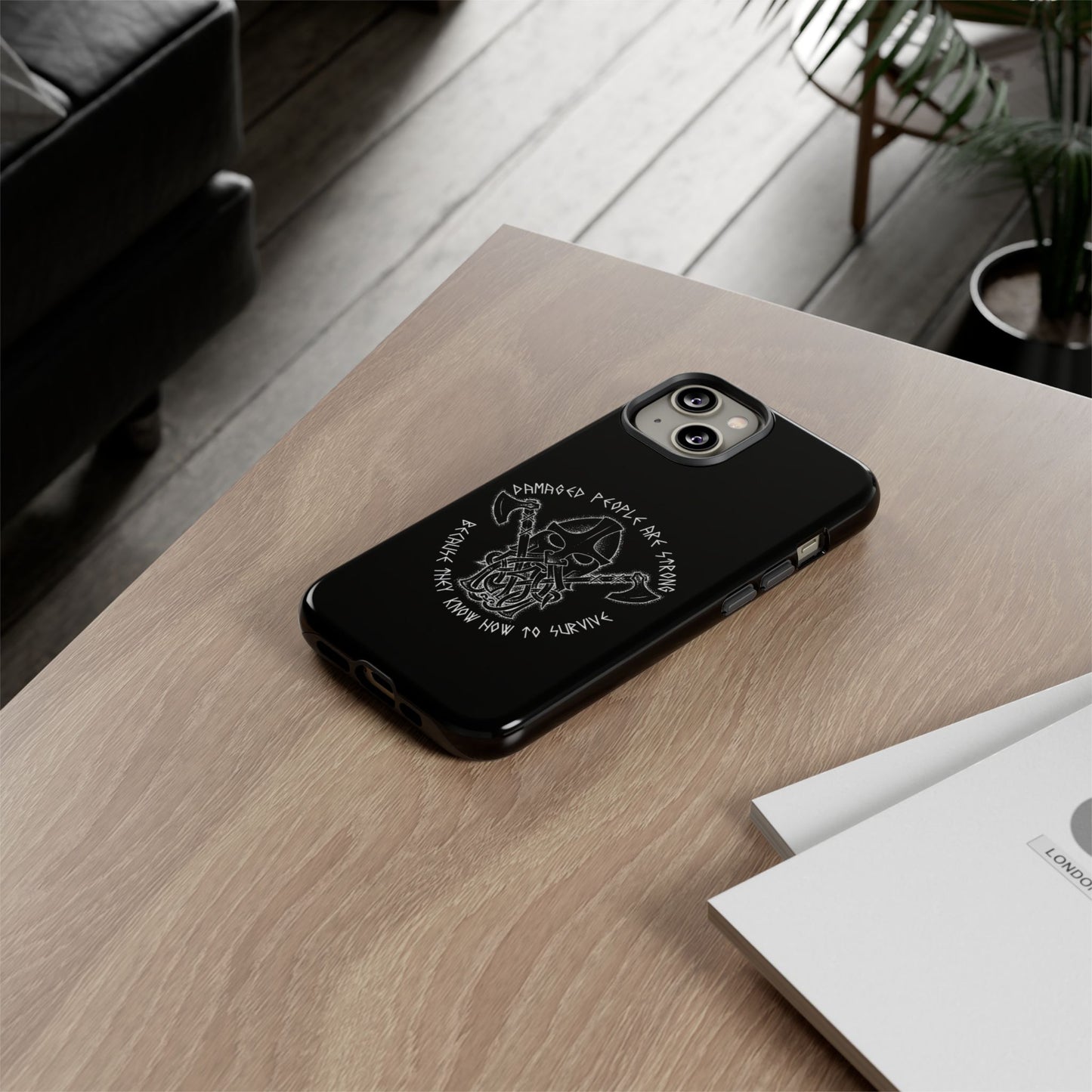 Warrior Viking Spirit Hard Phone Case