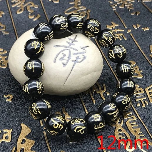 12mm Tibetan Buddhism Six Words Mantra Bracelets For Men Women Ancient Treasures Ancientreasures Viking Odin Thor Mjolnir Celtic Ancient Egypt Norse Norse Mythology