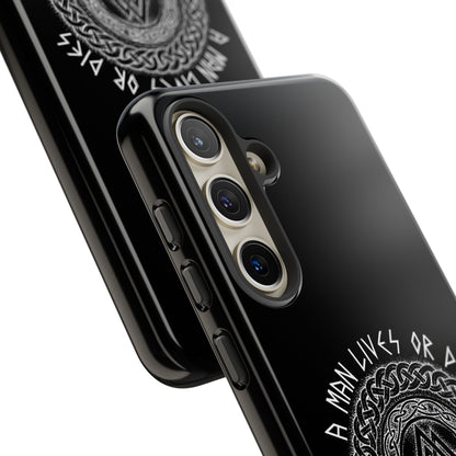 Viking Norse Knotwork Honor Hard Phone Case