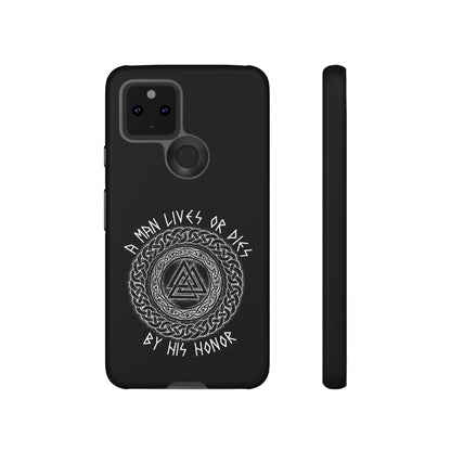 Viking Norse Knotwork Honor Hard Phone Case